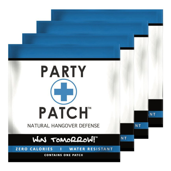 Party Patch Parches Anti Cruda Anti Resaca Pack 4 Piezas