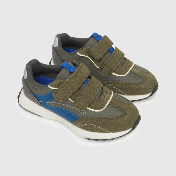 Zapatilla De Niños Urbana Verde Militar (28 A 38)