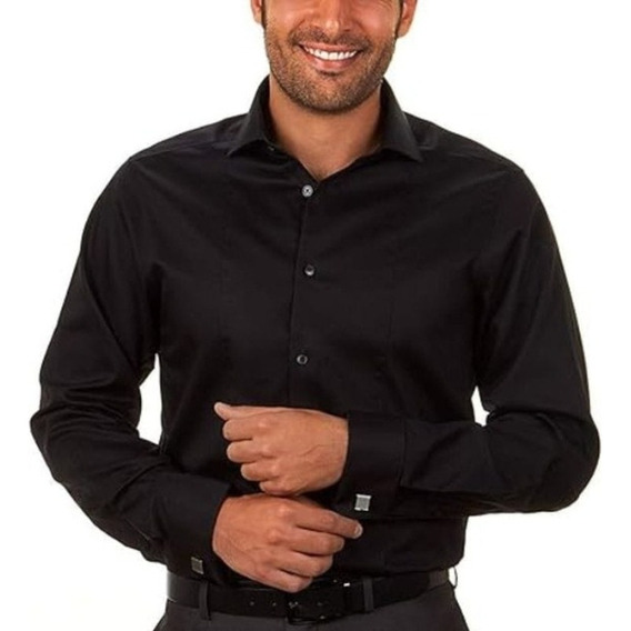 Camisa En Puño Gemelo Hombre