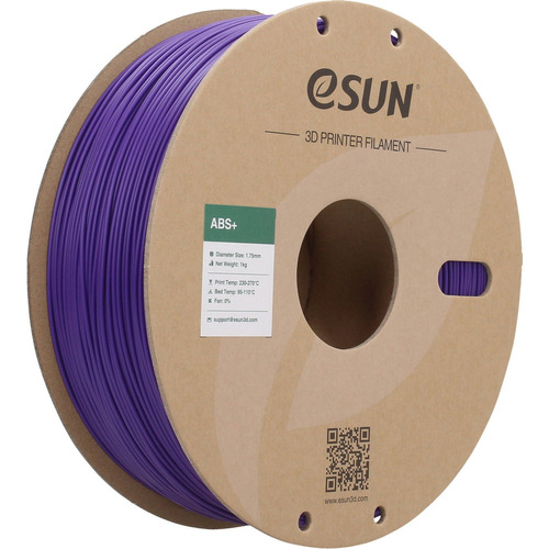 Filamento 3D ABS+ Esun de 1.75mm y 1kg purple