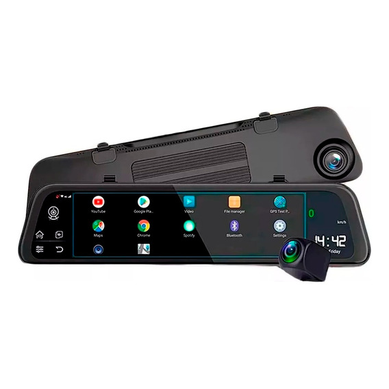 Pantalla Retrovisor Android Fhd 2gb Ram + Cámara Reversa Gps