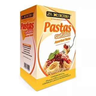 Combo Lonchera La Moderna® Pasta Surtida 20 Paquetes De 200g