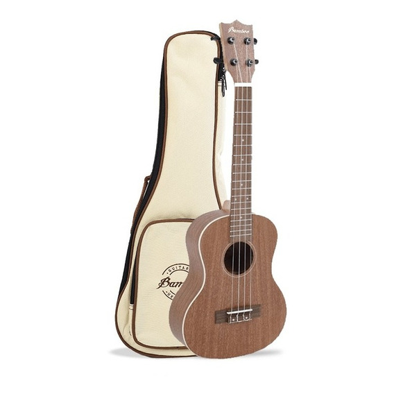 Ukelele Bamboo Tenor Madera De Sapele Con Funda / Bu-26 Cf