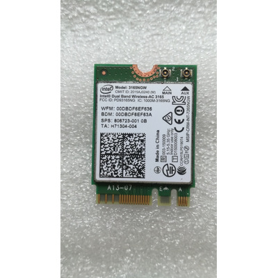 Tarjeta Wifi Intel 3165ngw Dual Band Acer R3 131t