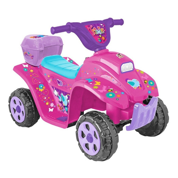 Apache Moto Eléctrica Infantil Cuatrimoto Trixie 6v Envio Nr Color Rosa