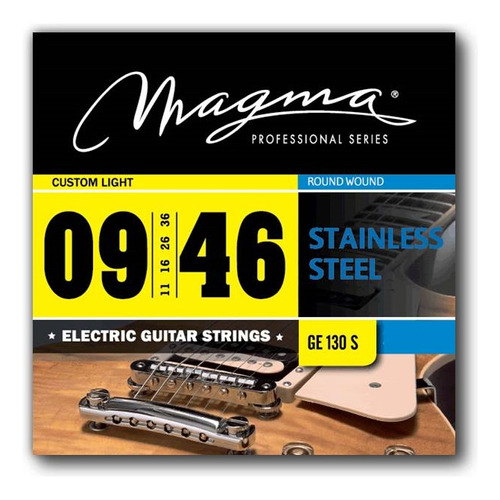 Encordado Guitarra Electrica Acero Magma 09-46 C.l Ge130s