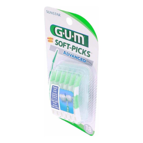 Palillos Interdentales Gum Soft Picks Advanced 18 Piezas