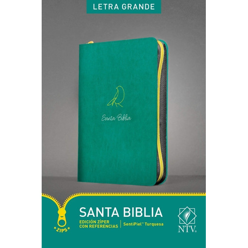 Biblia Ntv  Con Referencias Letra Grande Tapa Con Cierre