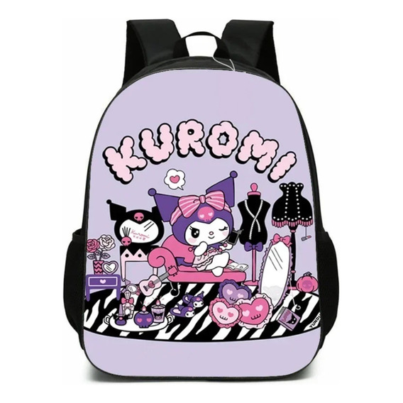 Mochila Kuromi Niña Impresión Digital 3d 20 L