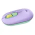 Mouse Logitech Pop Bluetooth Botón Emojis - Lila Verde