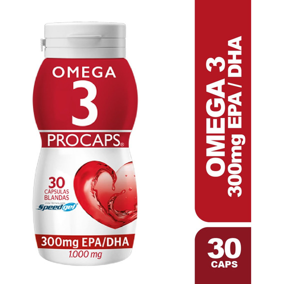 Omega 3 Procaps 300mg Epa/dha X 30 Capsulas