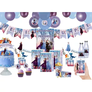 Kit Cumpleaños  Imprimible Frozen Ii -editable-