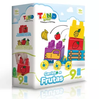 Blocos De Montar Carrinho De Frutas Tand Baby + 18 Meses