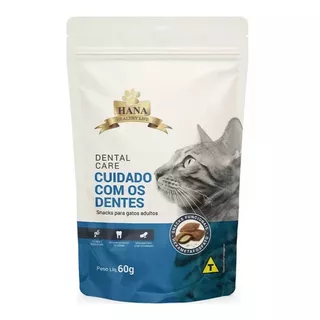 Petisco Para Gatos Dental Care Nuggets 60g Hana Full