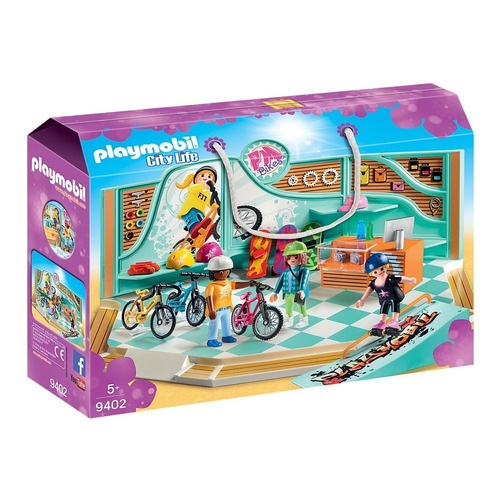 Playmobil 9402 Tienda De Bicicletas Y Patines