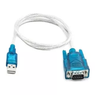 Cabo Rs232 Serial Conversor Usb 2.0 9 Pinos Cor Azul