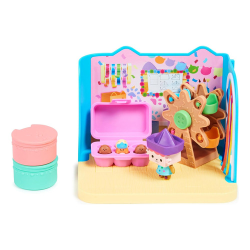 Gabby's Dollhouse, Caja De Bebé Cat Craft-a-riffic Room Color Baby Box Craft-a-riffic Room
