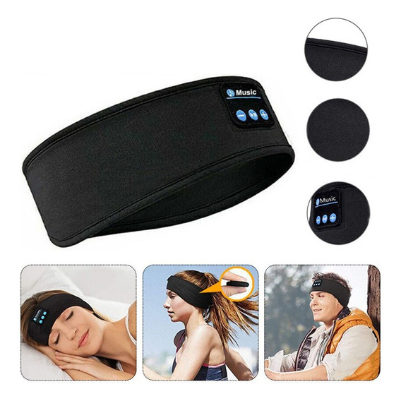 Audífonos Cintillo Bluetooth Usb Dormir, Yoga, Deportes Band