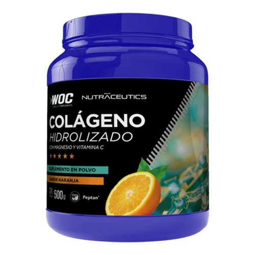 Colágeno Hidrolizado Nutraceutics 500g Con Vit C Y Magnesio