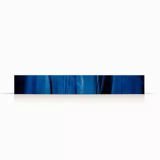 Guardas De Vidrio Acuarela Friso Saks Azul 4.9x29.7cm