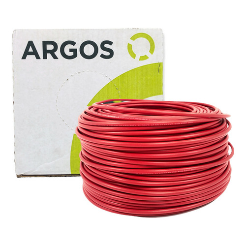 Cable De Cobre Thhw-ls Calibre 10 Rojo 100m Argos 1100101