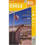 Mapa Rodoviário E Turístico Impresso Chile
