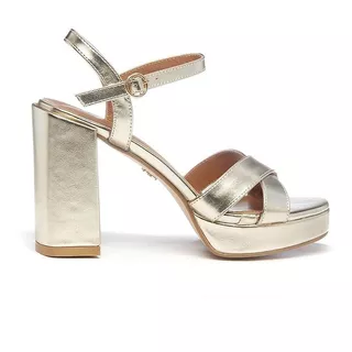 Sandalias Lady Stork Cruzadas Taco Plataforma Urbana Samira.