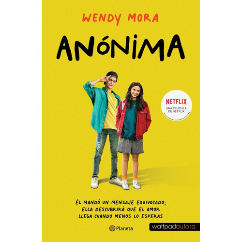 Anonima - Wendy Mora - Planeta - Libro