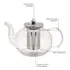 Tetera De Vidrio Borosilicato 800ml Filtro Tapa Selecta Color Agua