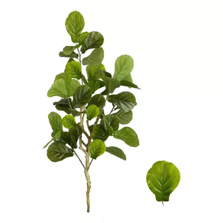 Planta Artificial Ficus Lyrata Real Toque Decoração