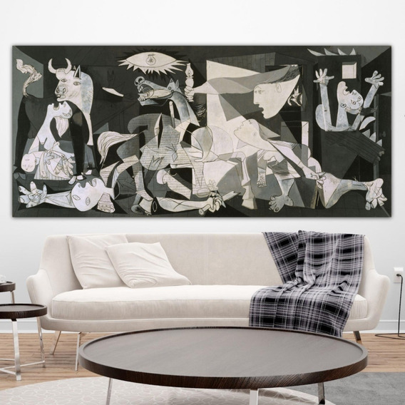 Cuadro Guernica Picasso Abstracto Sala Comedor 220x100 Cm