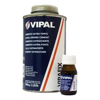 01 Cola Vipafix 1 Kg + 01 Catalisador (30min) 50ml - Vipal