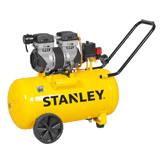 Compresor de aire eléctrico Stanley SXCMS1350HE monofásico 50L 1.3hp 220V 50Hz amarillo