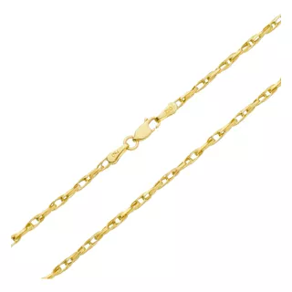 Pulseira Veneziana Dupla Reforçada Ouro 18k 750 Feminina