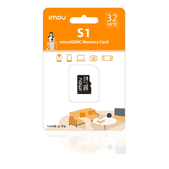 Tarjeta De Memoria Imou Microsd Sdxc S1 C10 Interior 32gb