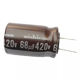 Capcitor Electrolitico 68uf 420v 105°c Nichicon 