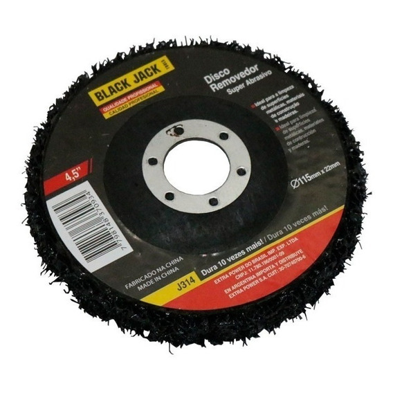 Disco Abrasivo Chaupint Removedo Fibra Black Jack 115mm J314