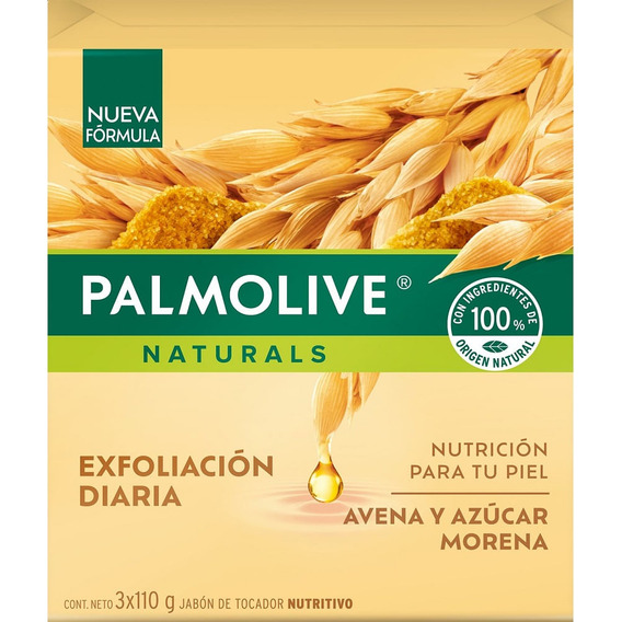 Jabon Palmolive Avena Y Azucar X 110g X 3und