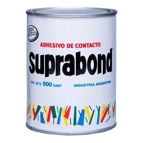 Adhesivo Suprabond De Contacto Sin Tolueno - Lata 4 Litros Color Neutro