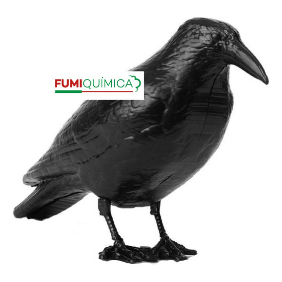 Raven Cuervo Plástico Espanta Palomas X 2 Unidades