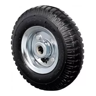 Roda 250x4 Aro De Aço Pneu E Câmara P/carrinho Carga 7/8