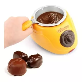 Máquina Para Derretir Chocolate, Olla De Caramelo Eléctrica Color Amarillo