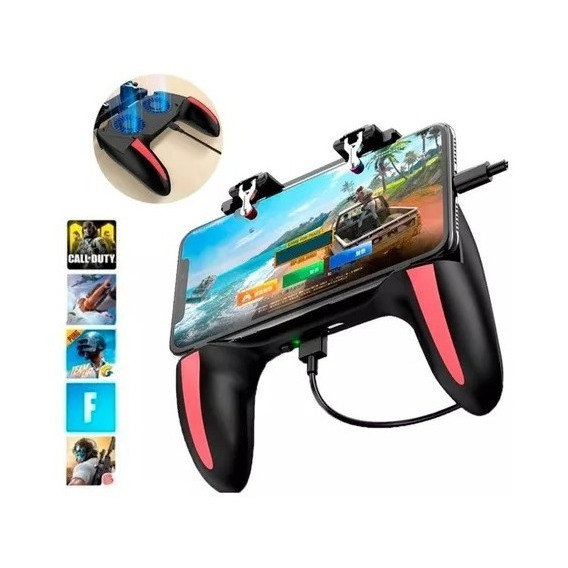 Gamepad Gatillero Sp Cooler Joystick Free Fire Fornite