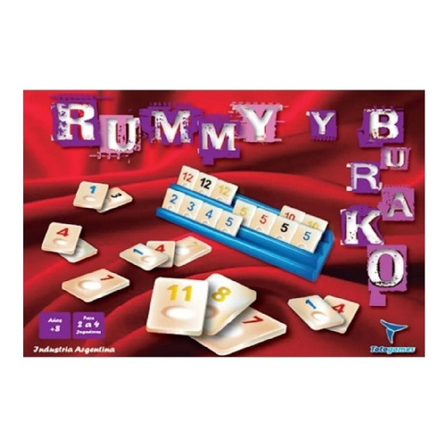 Rummy & Burako Ficha Plástica Toto Games