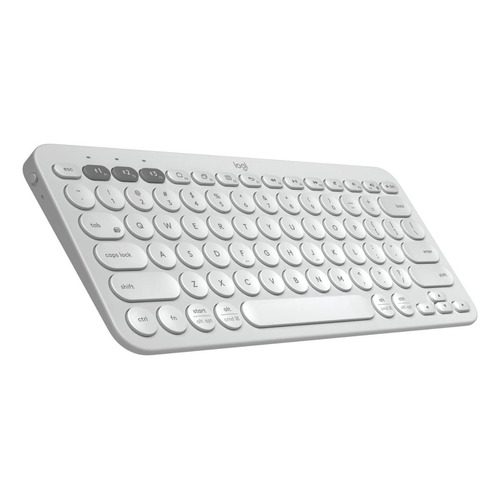 Teclado Bluetooth Logitech Pebble Keys 2 K380s Amv Color del teclado Blanco Idioma Español