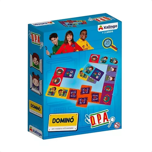 JOGO DOMINO PRINCESAS DISNEY 28PC XALINGO MDF