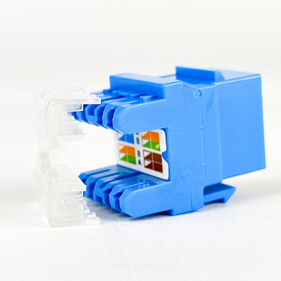 Jack Rj45 Categoría 5e X 12 Unidad  Azul