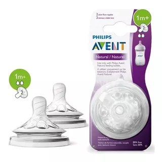 Tetinas Philips Avent Natural 1m+ X2 Unidades I Babycyla 