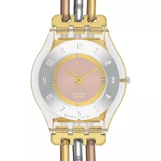 Reloj Swatch Skin Ss08k101b Extraplano 3 Oros 100% Original