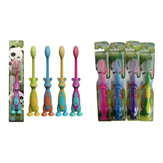 Cepillo De Dientes Bio Escova Dental Infantil Infantil Medio X 48 Unidades